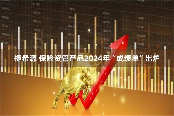 捷希源 保险资管产品2024年“成绩单”出炉